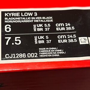 Nike Kyrie low 3 Black